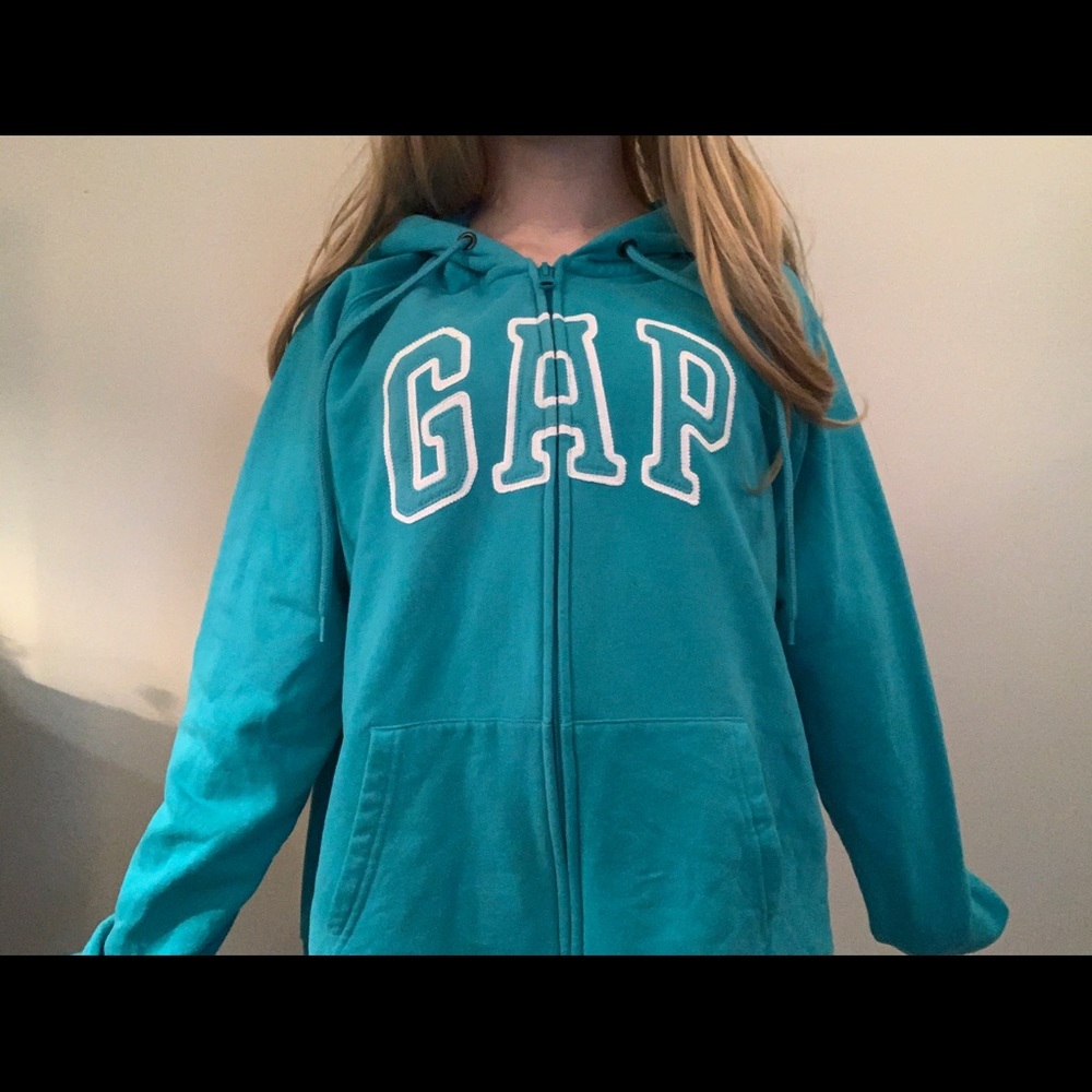 NWOT • GAP Zip Up • Turquoise